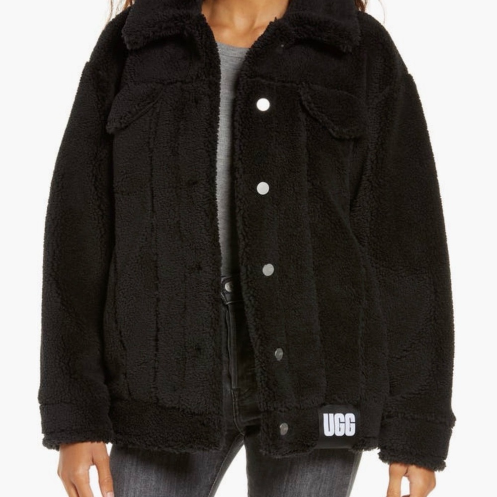 UGG Black Sherpa Jacket